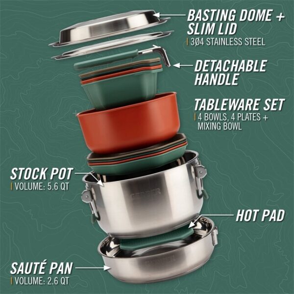 Gerber Compleat Outdoor Cook Set - Image 3