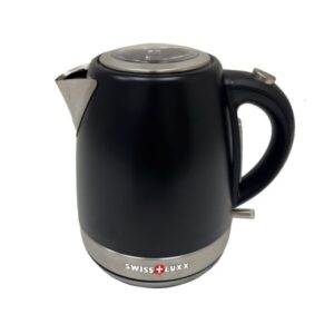 Swiss Luxx Stainless 1L Kettle - Black
