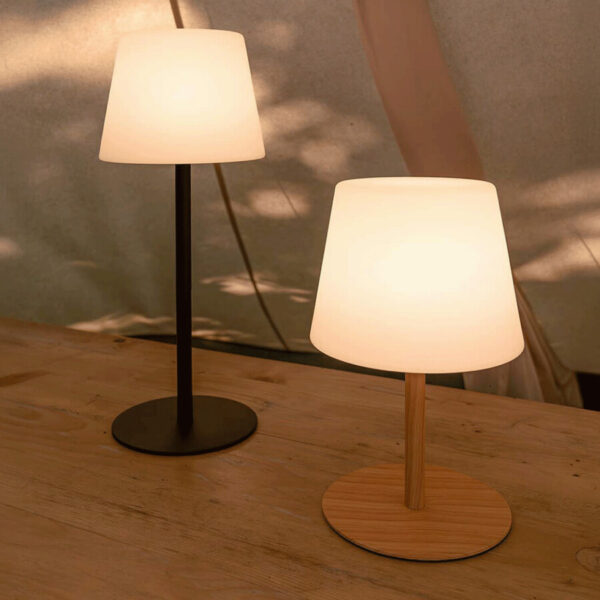 Travellife Elin Table Lamp - Wood Effect - Image 2