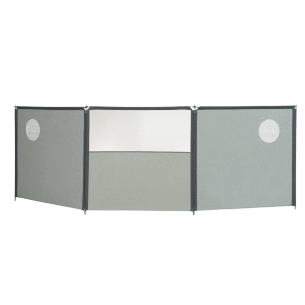 Isabella Windscreen Flex 3 Sided - Grey