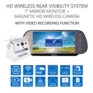 Falcon Magnetic Wireless Camera & 7" Monitor